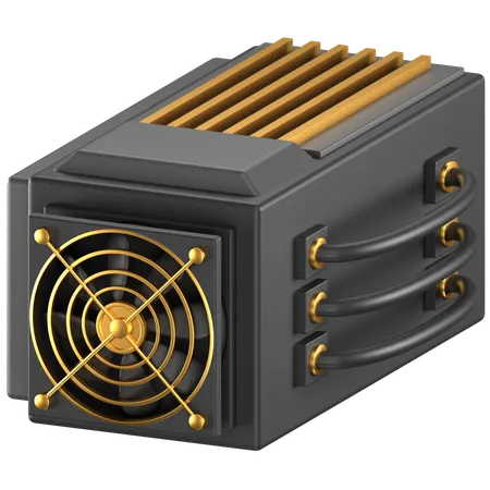 Gpu Mining  3D Icon