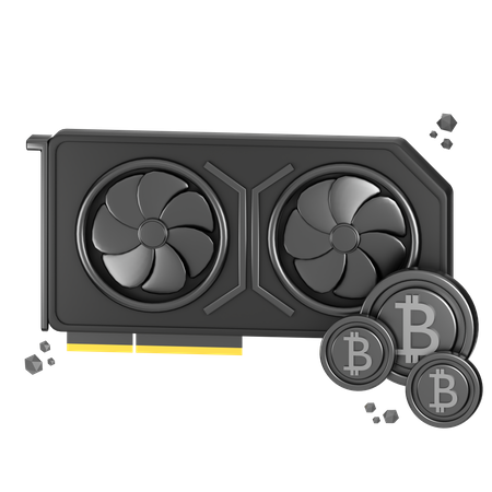 Gpu Mining  3D Icon