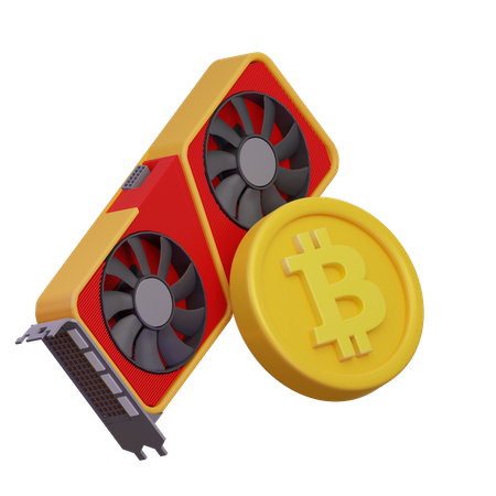 Gpu Mining  3D Icon