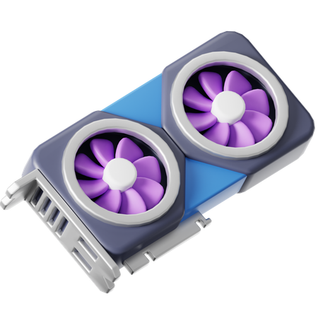 GPU Mining  3D Icon