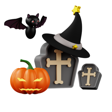 Grab halloween  3D Icon