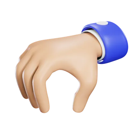Grab Hand  3D Icon