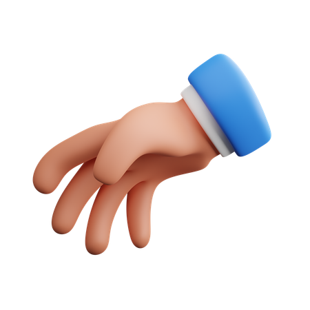 Grab hand gesture  3D Icon