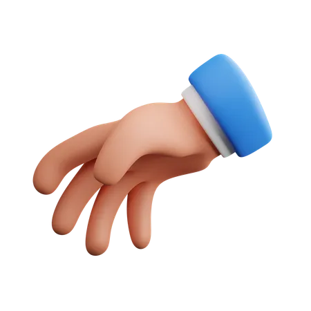 Grab hand gesture  3D Icon