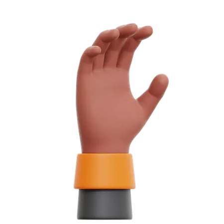 Grab Hand Gesture Emoji 3D Icon download in PNG, OBJ or Blend format