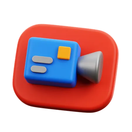 Grabación  3D Icon