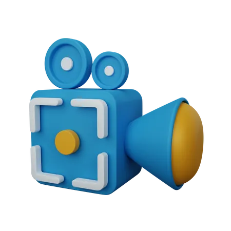 Grabadora de vídeo  3D Icon