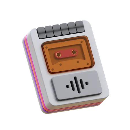 Grabadora  3D Icon