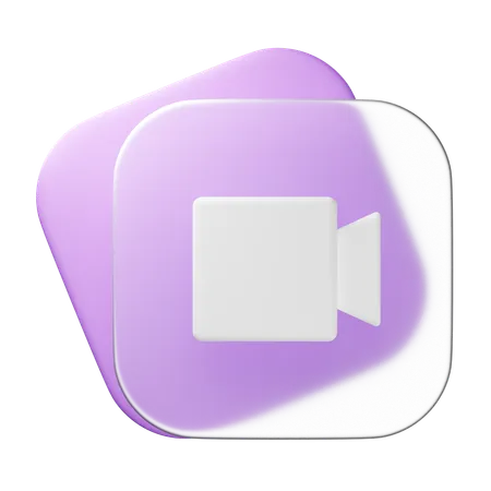 Grabadora de vídeo  3D Icon