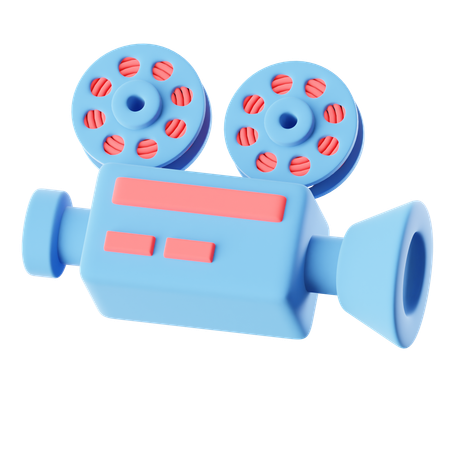 Grabadora de vídeo  3D Icon