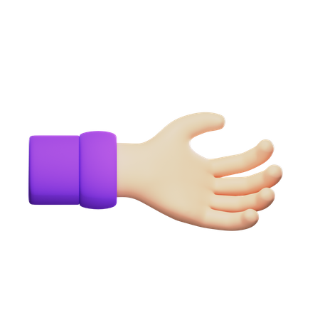 Grabbing Hand Gesture  3D Icon