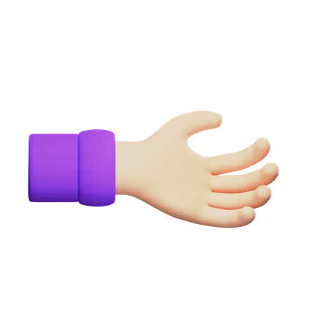 Grabbing Hand Gesture  3D Icon