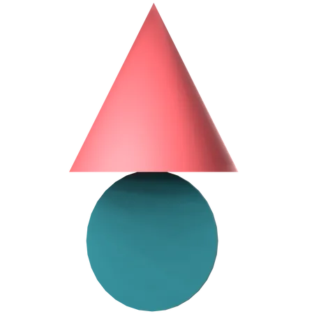 Grades de cone matemático  3D Icon