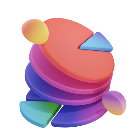 Gradient Abstract Shape  3D Icon