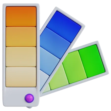 Gradient Color Samples  3D Icon