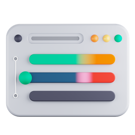 Gradient Picker  3D Icon