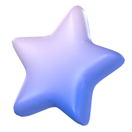 Gradiente de estrella  3D Icon