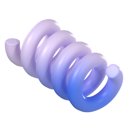 Gradiente espiral  3D Icon