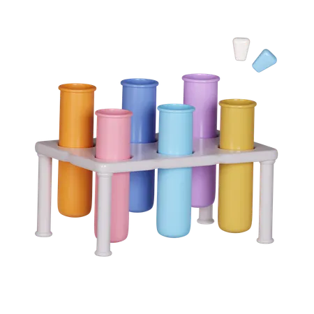 Quimica Del Vaso Conico De Dibujos Animados Aislada En El Fondo Trazado De Recorte Del Simbolo Del Icono Ilustracion De Render 3 D 3D Icon