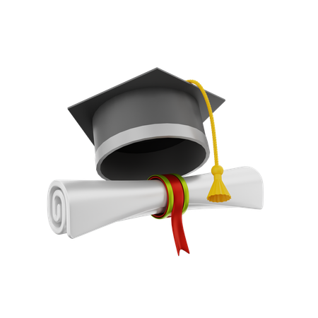 Diploma de graduación  3D Icon