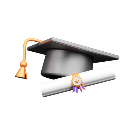 Diploma de graduación  3D Icon