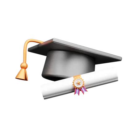 Diploma de graduación  3D Icon