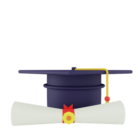 Diploma de graduación  3D Icon