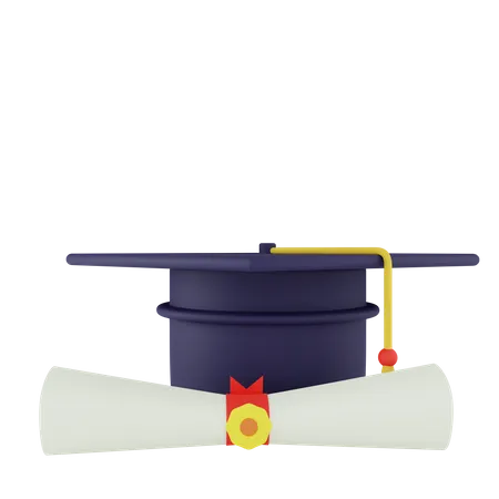 Diploma de graduación  3D Icon
