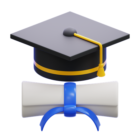 Graduação  3D Icon