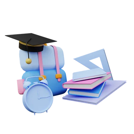 Graduación  3D Illustration