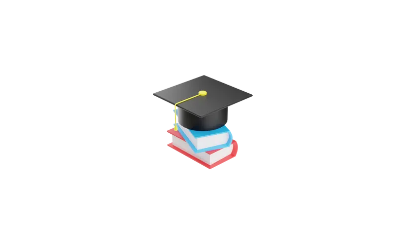 Graduación en línea  3D Icon