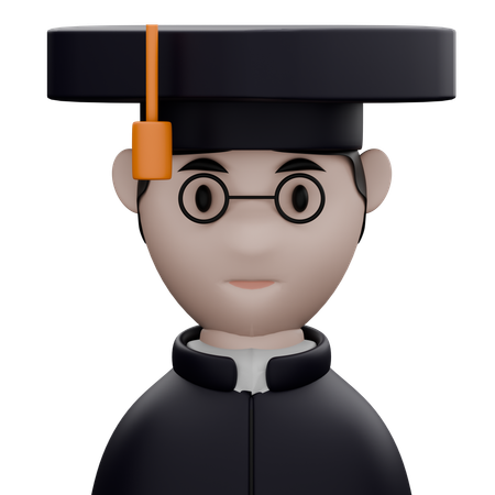 Graduate  3D Icon