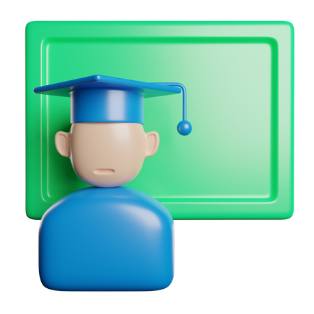 Graduate  3D Icon