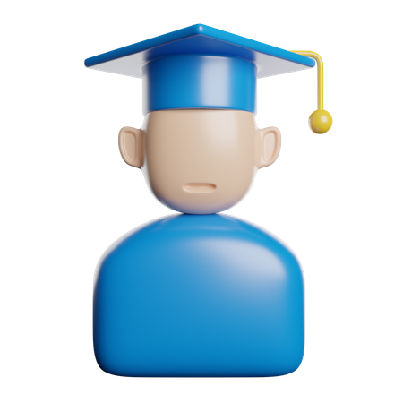 Graduate  3D Icon