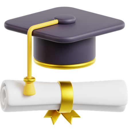 Graduate  3D Icon