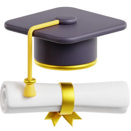 Graduate  3D Icon