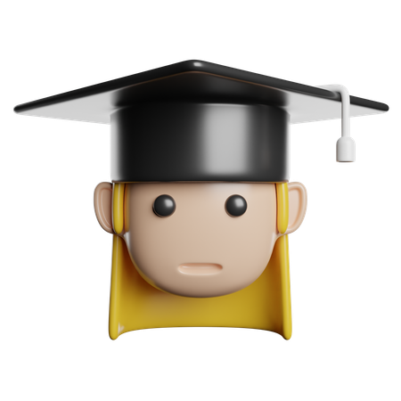 Graduate  3D Icon