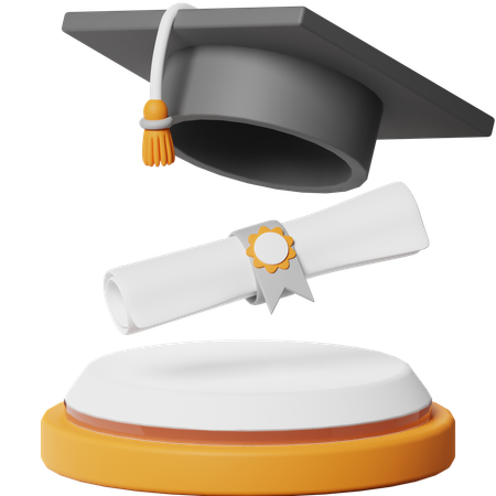 Graduate  3D Icon