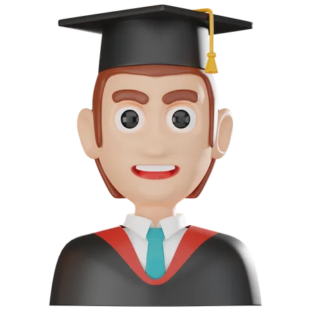 Graduate  3D Icon