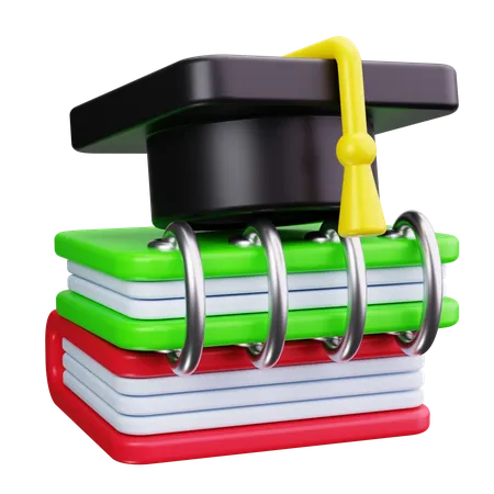 Graduate Book  3D Icon