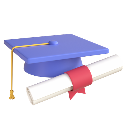 Graduate Hat  3D Icon