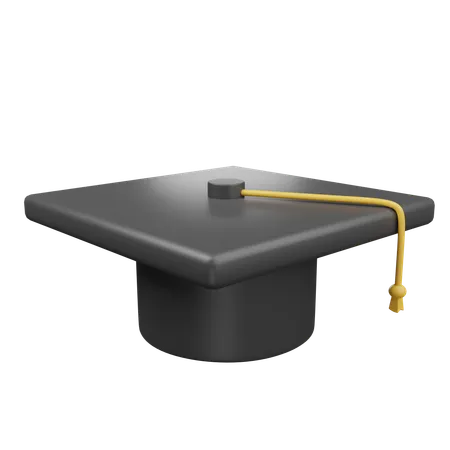 Graduate hat  3D Icon