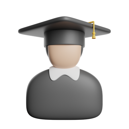 Graduate Person  3D Icon