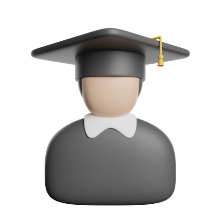 Graduate Person  3D Icon