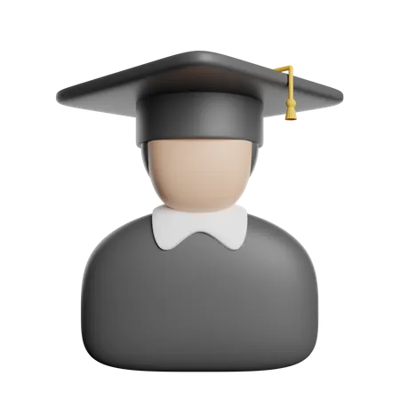 Graduate Person  3D Icon