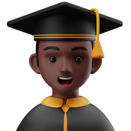 Graduate Student  3D Icon