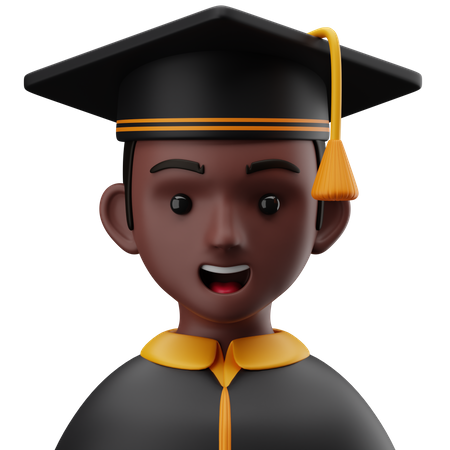 Graduate Student  3D Icon