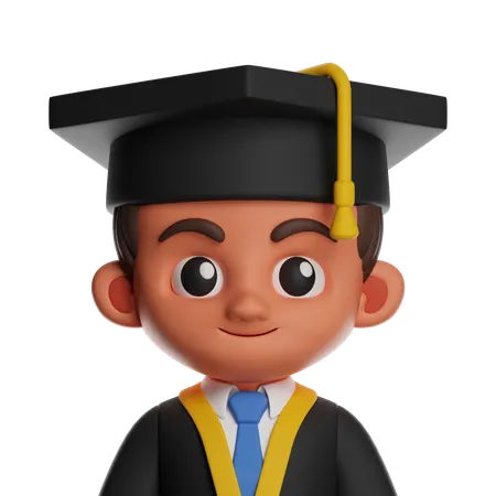 Graduate Student  3D Icon
