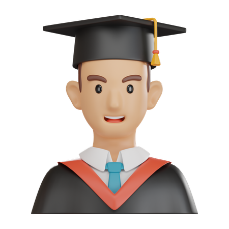 Graduate Student  3D Icon