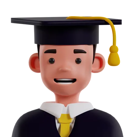 Graduate Student  3D Icon